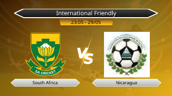 International Friendly - South Africa vs Nicaragua