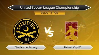 United Soccer League Championship Charleston Battery VS Detroit City FC
