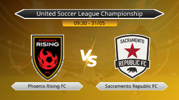 United Soccer League Championship Phoenix Rising FC VS Sacramento Republic FC